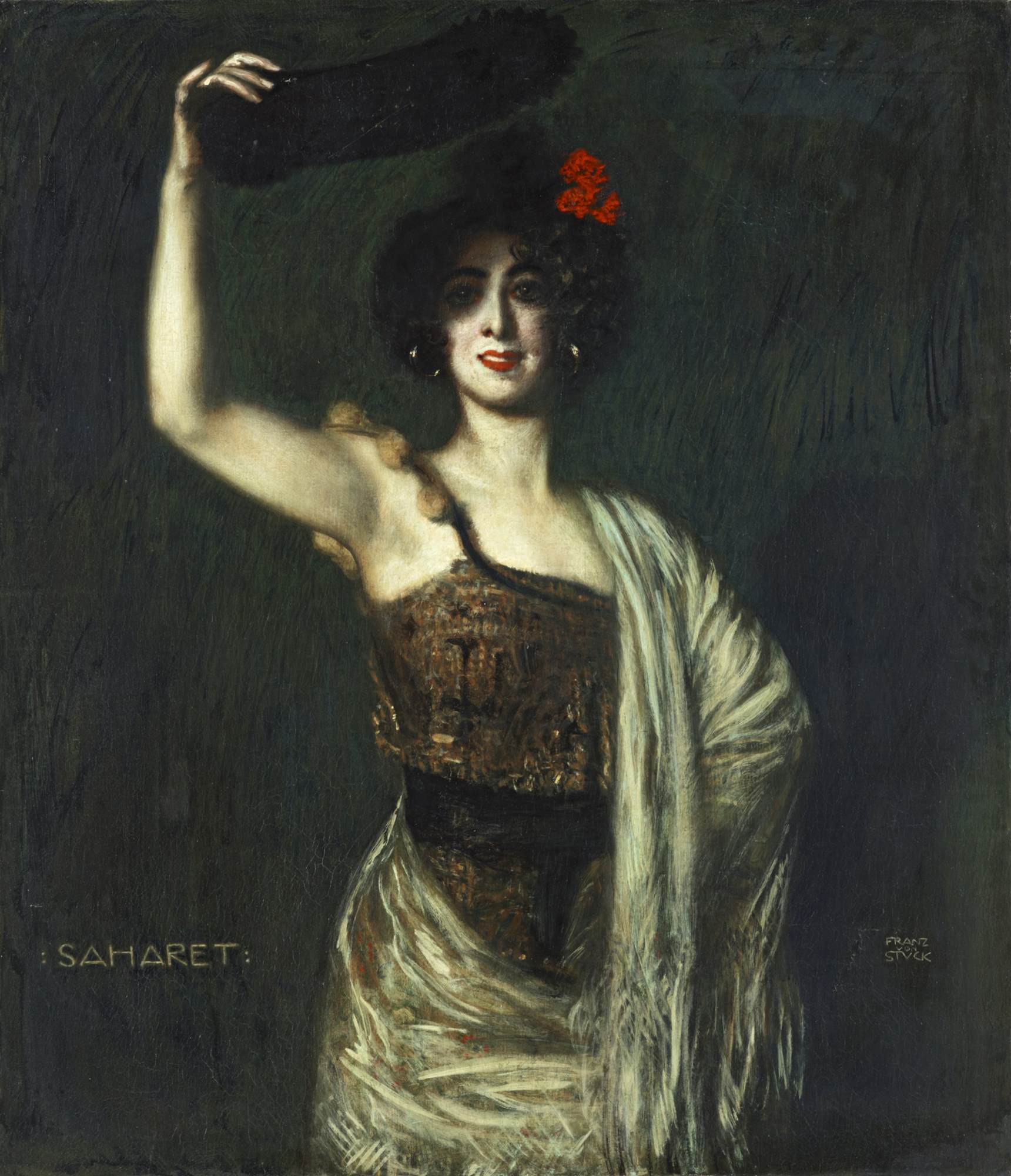 The Dancer Saharet by STUCK, Franz von