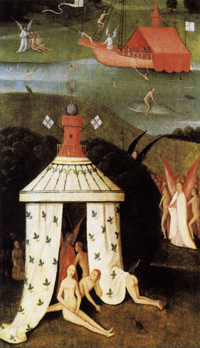 Last Judgment (fragment of Paradise) by BOSCH, Hieronymus