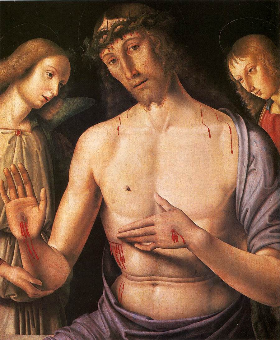 Man of Sorrows by SANTI, Giovanni