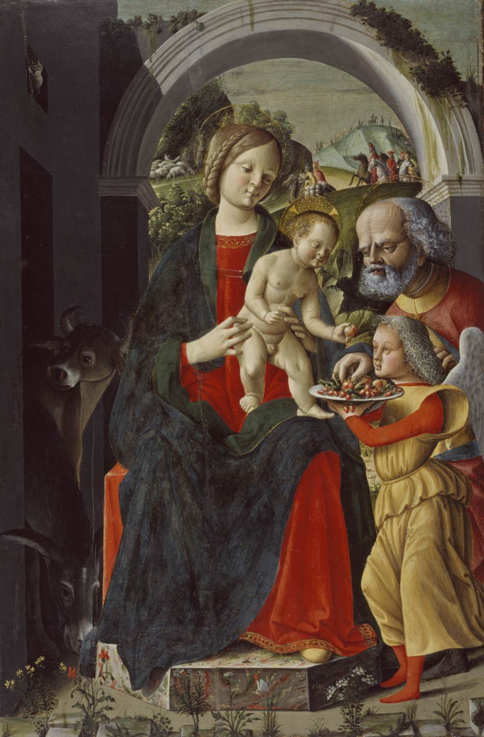 The Holy Family with an Angel by