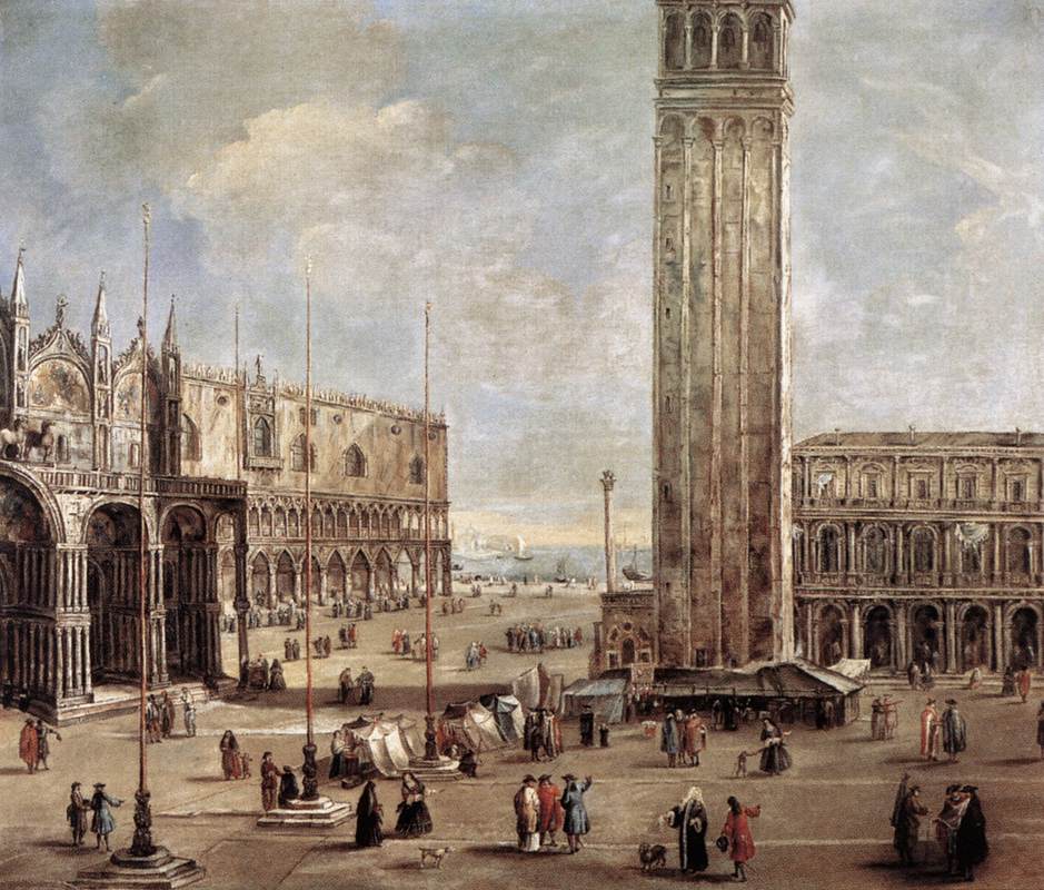 View of the Piazza San Marco from the Procuratie Vecchie by