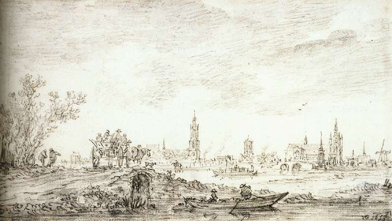 View of Delft from the North by