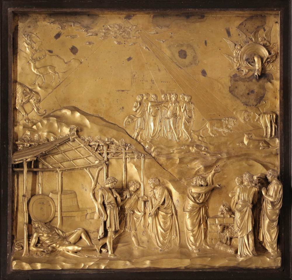 Panel No. 3: Stories of Noah by GHIBERTI, Lorenzo