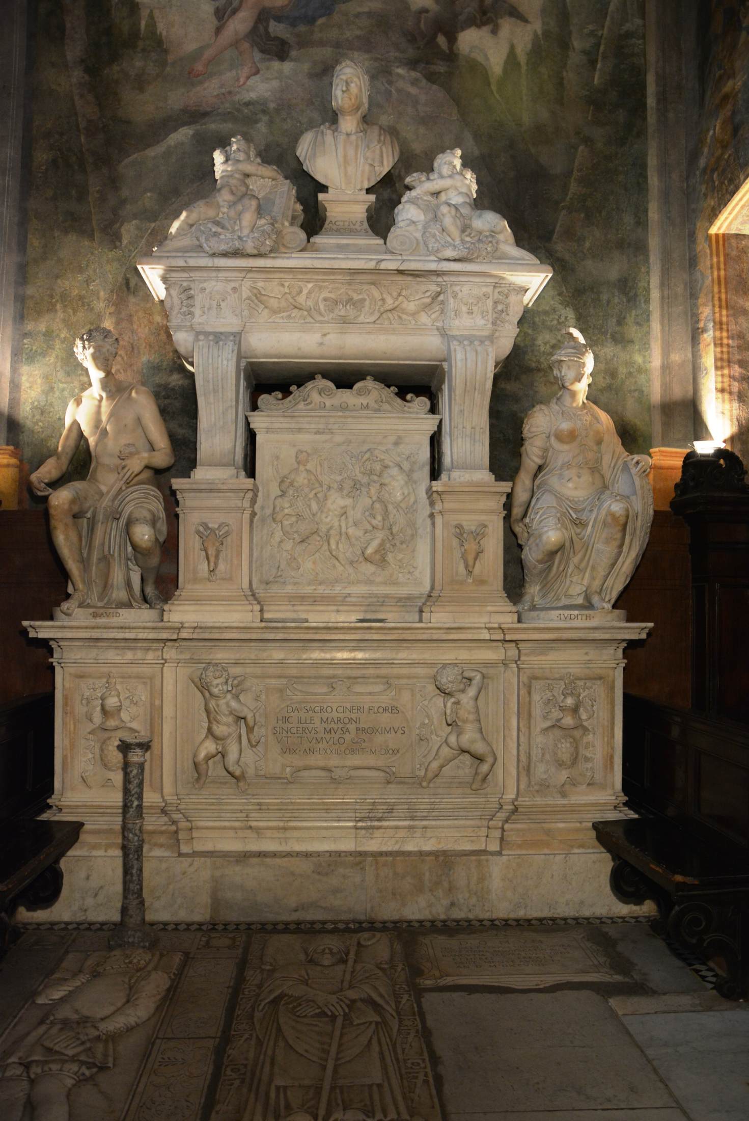 Tomb of Jacopo Sannazaro by AMMANATI, Bartolomeo