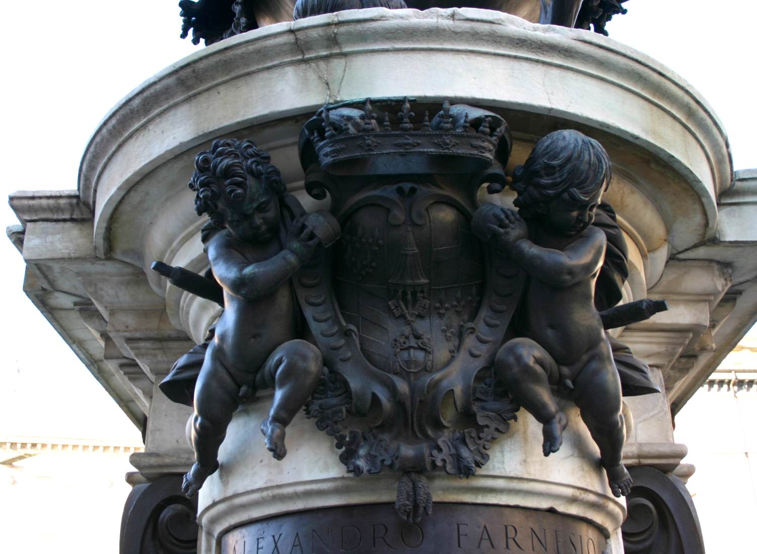 Equestrian Statue of Alessandro Farnese (detail) by MOCHI, Francesco