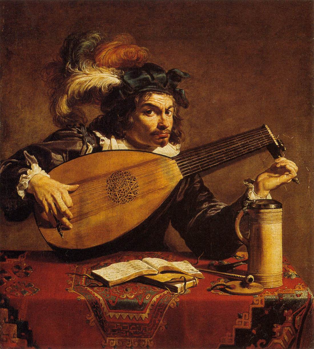 The Lute Player by ROMBOUTS, Theodor