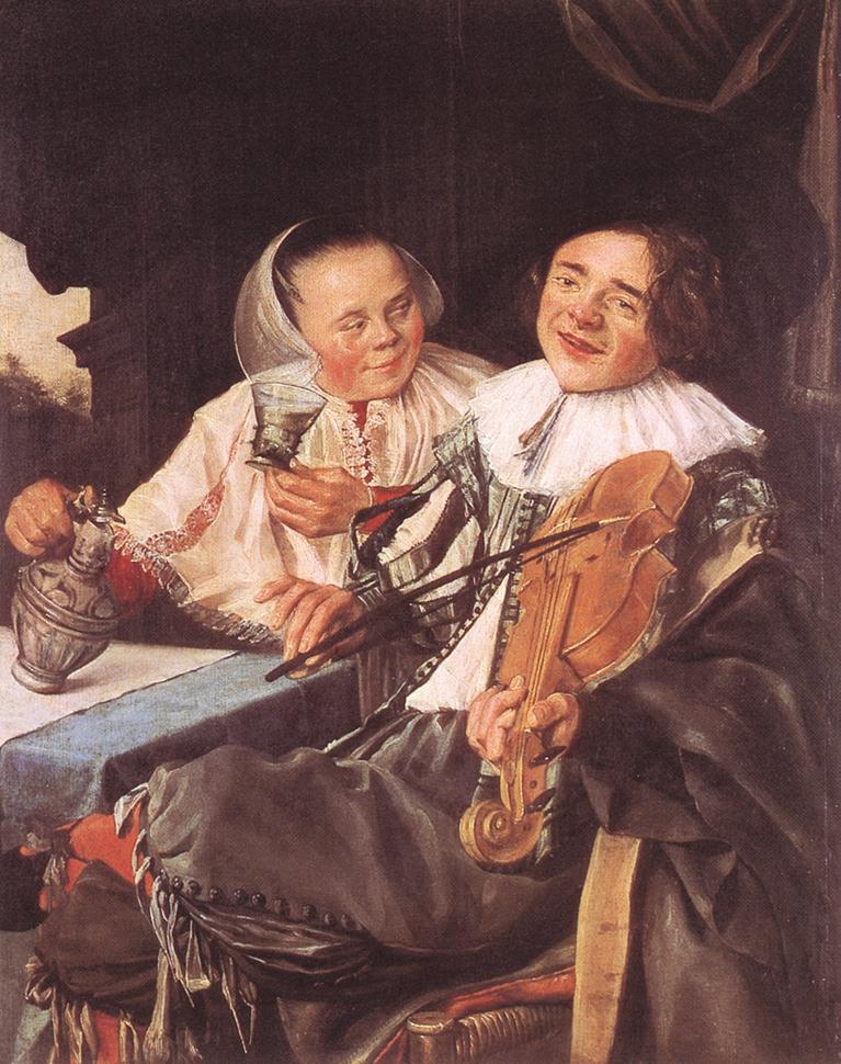 Carousing Couple by