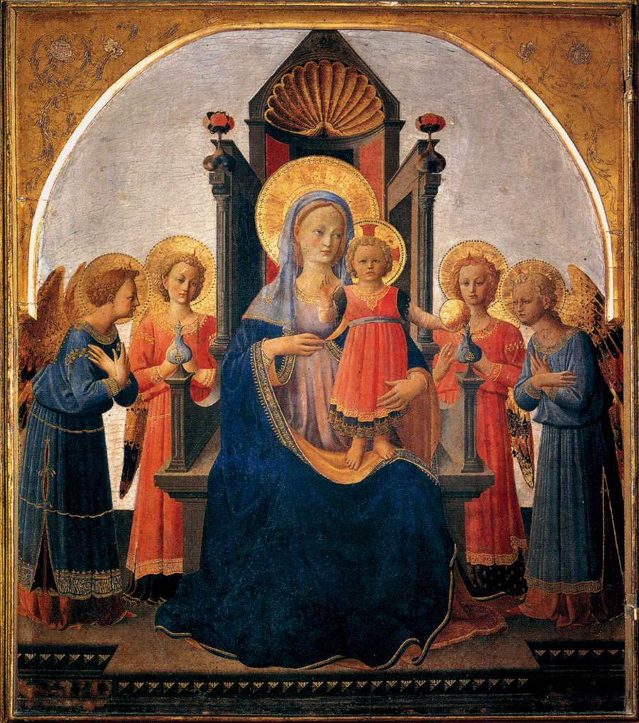 Madonna and Child with Angels by STROZZI, Zanobi