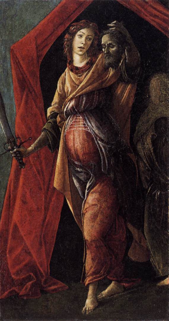 Judith Leaving the Tent of Holofernes by BOTTICELLI, Sandro