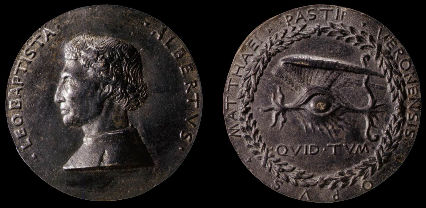 Medal of Leon Battista Alberti by PASTI, Matteo de'