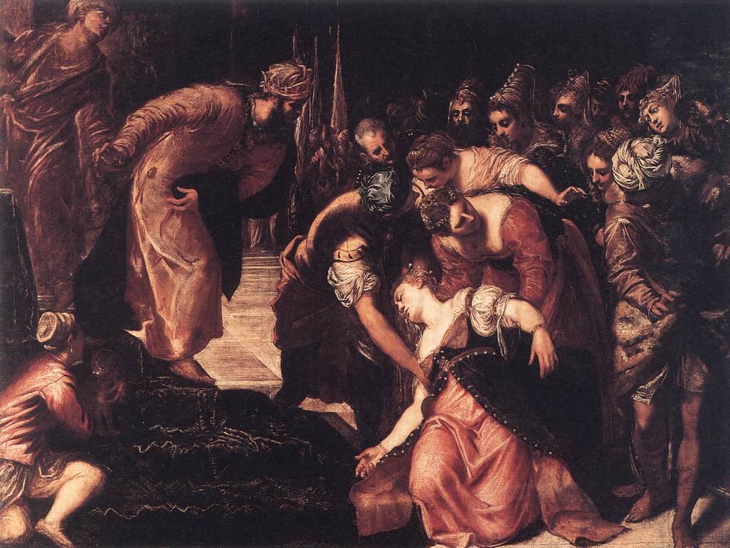 Esther before Ahasuerus by TINTORETTO