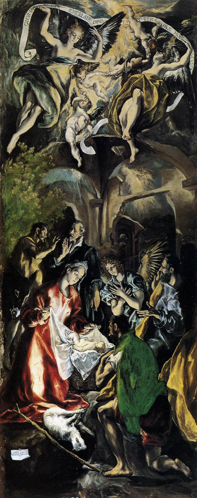 Adoration of the Shepherds by GRECO, El