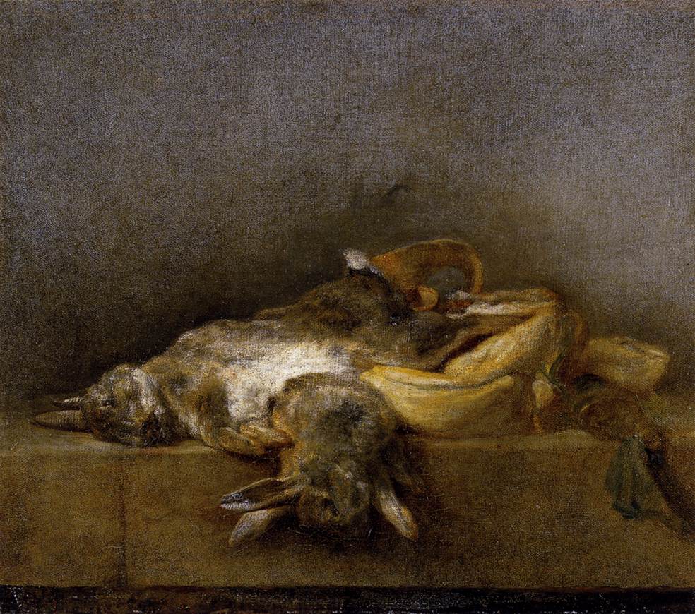 Still-Life with Two Rabbits by