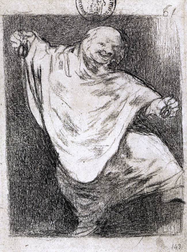 Phantom Dancing with Castanets by GOYA Y LUCIENTES, Francisco de