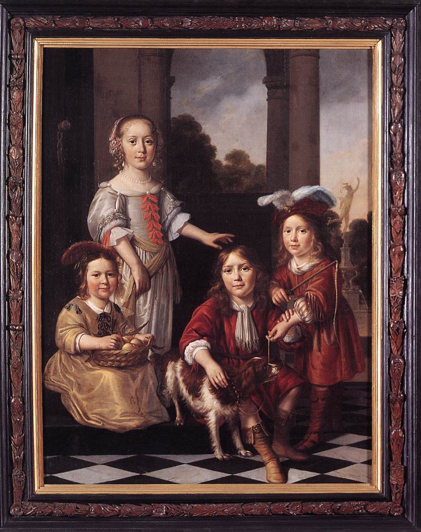 Portrait of Four Children by