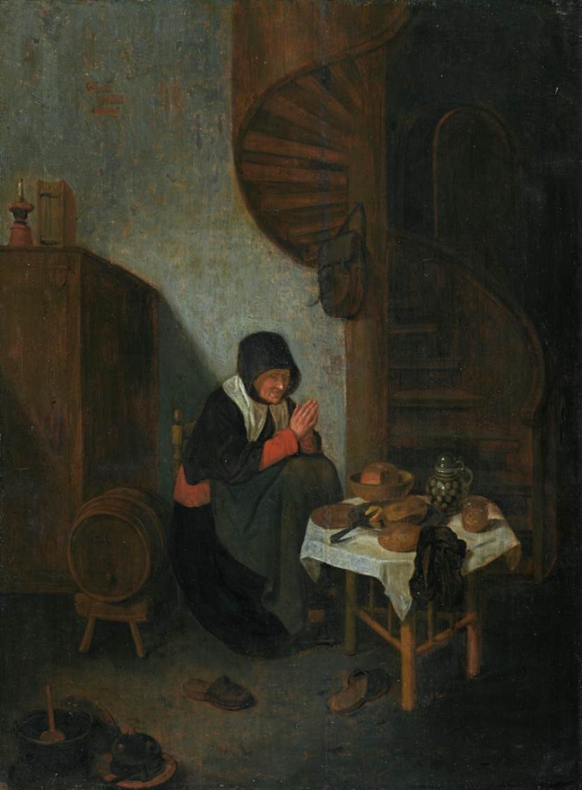 Old Woman in an Interior by