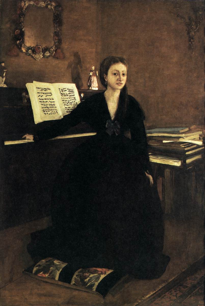 Madame Camus at the Piano by DEGAS, Edgar