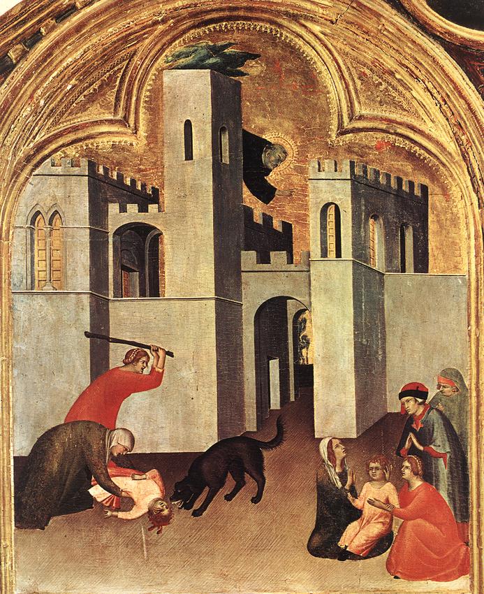 Blessed Agostino Novello Altarpiece (detail) by SIMONE MARTINI