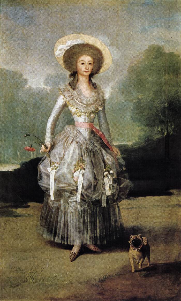 Marqueza Pontejos by GOYA Y LUCIENTES, Francisco de