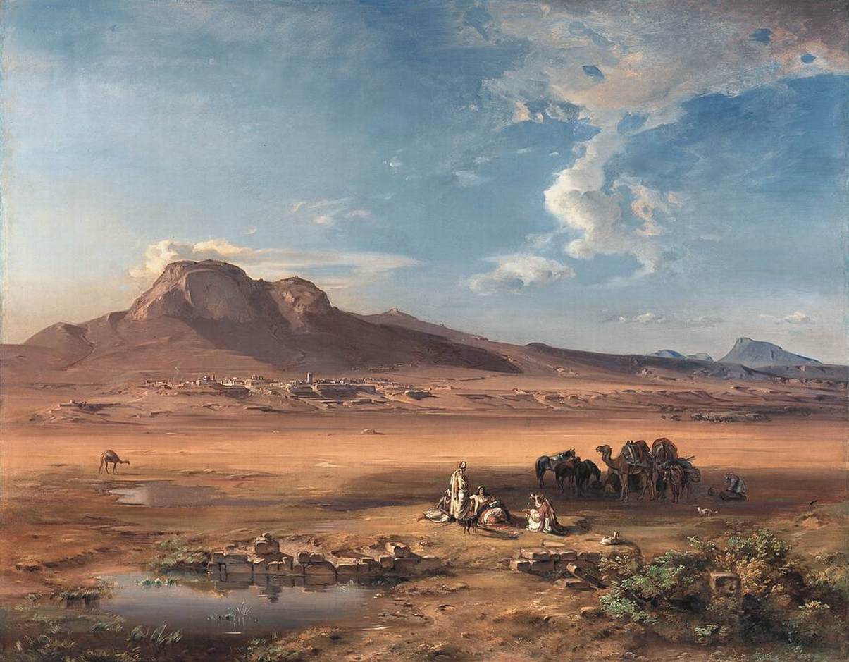 Corinth with Akrocorinth by ROTTMANN, Carl