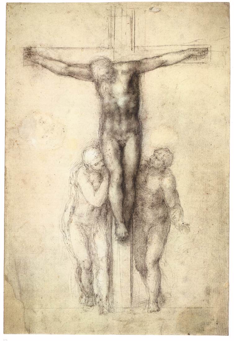 Christ on the Cross with the Virgin and St John by