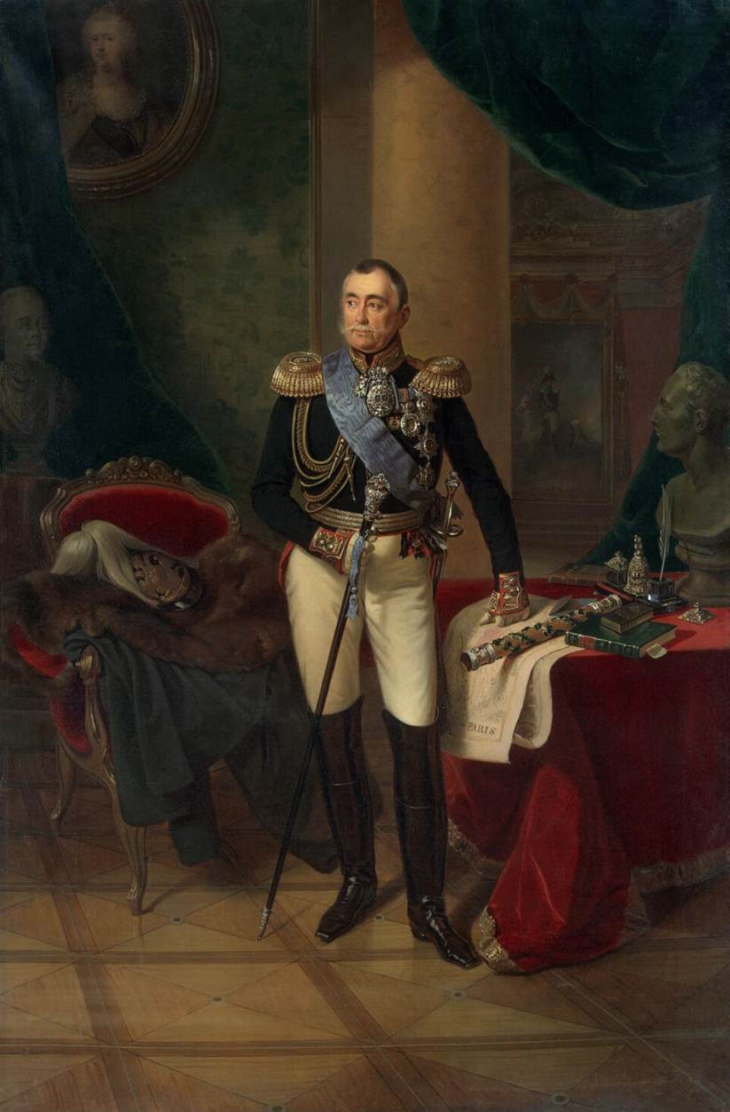 Portrait of Prince Pyotr Volkonsky by KRÜGER, Franz