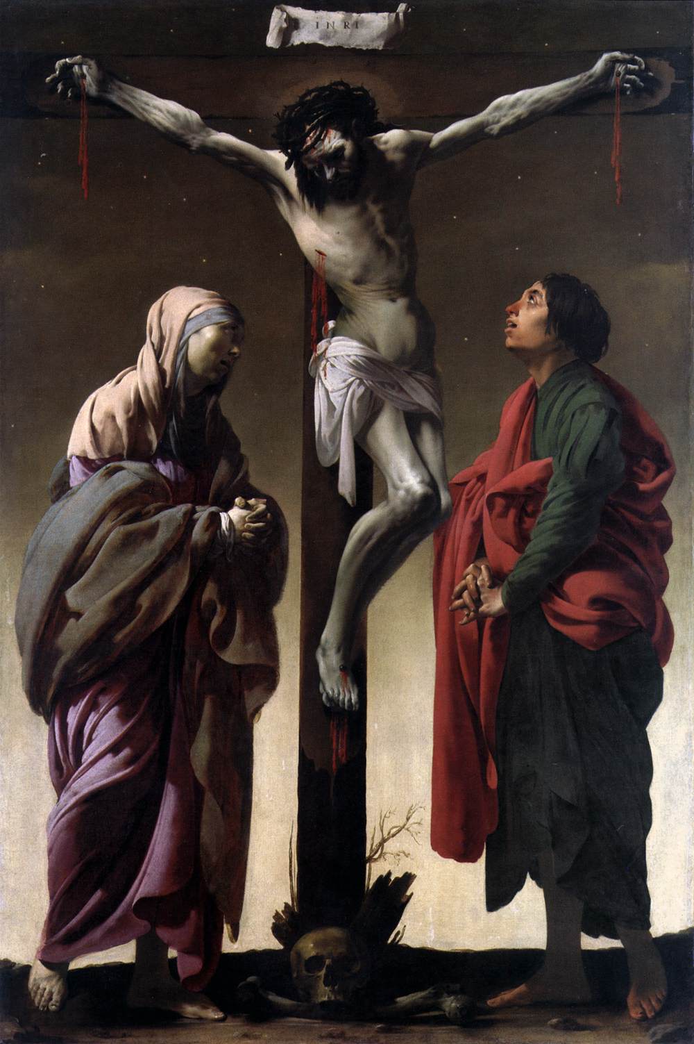 The Crucifixion with the Virgin and St John by TERBRUGGHEN, Hendrick