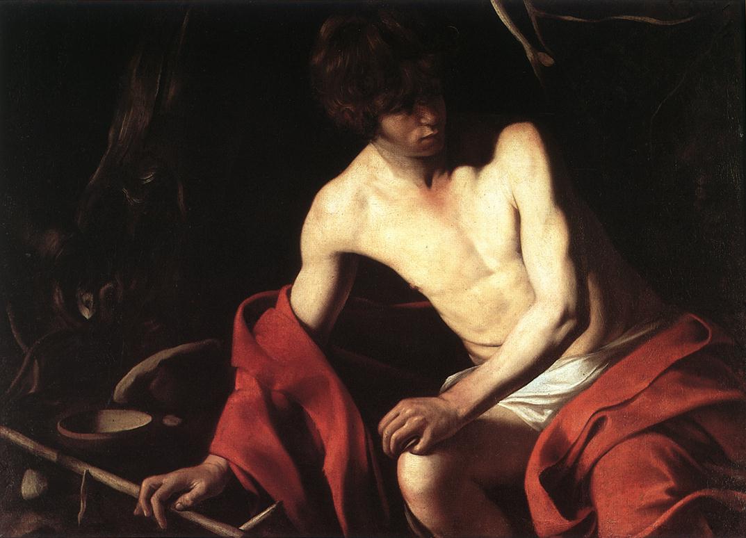 St John the Baptist by CARAVAGGIO