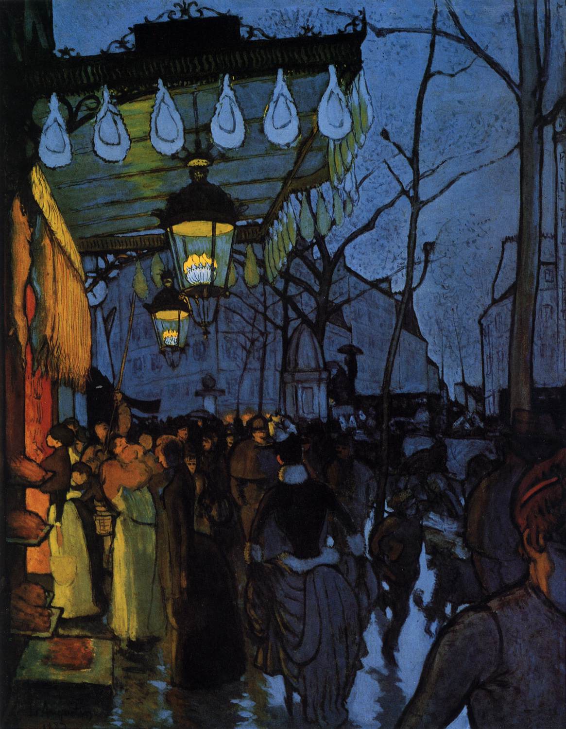 Avenue de Clichy - Five O'Clock in the Evening by ANQUETIN. Louis