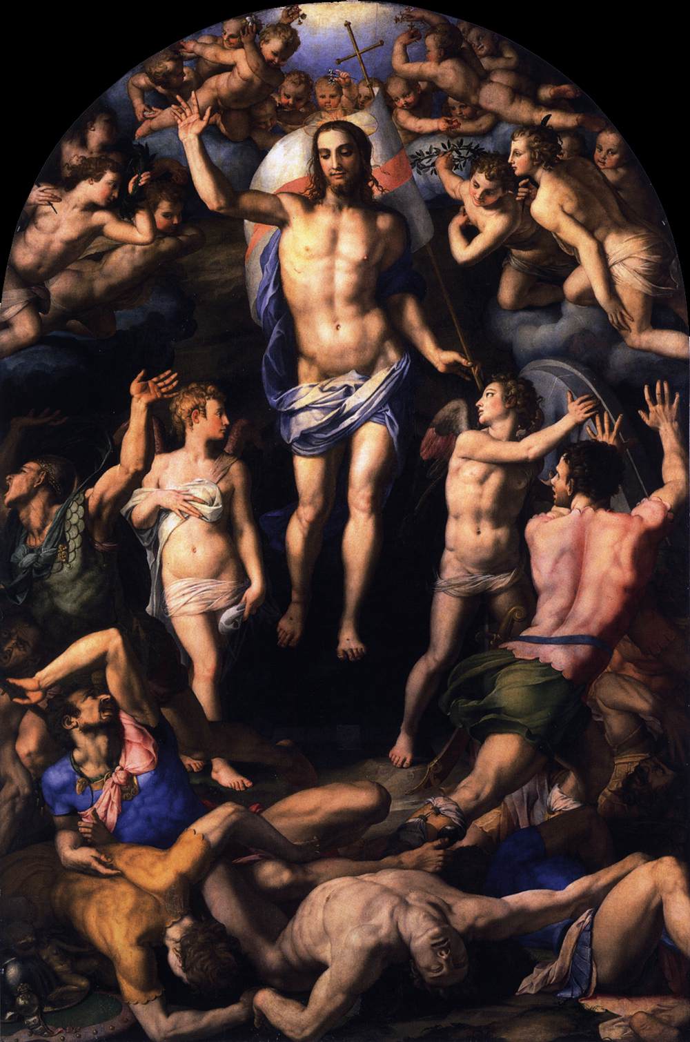 Resurrection by BRONZINO, Agnolo