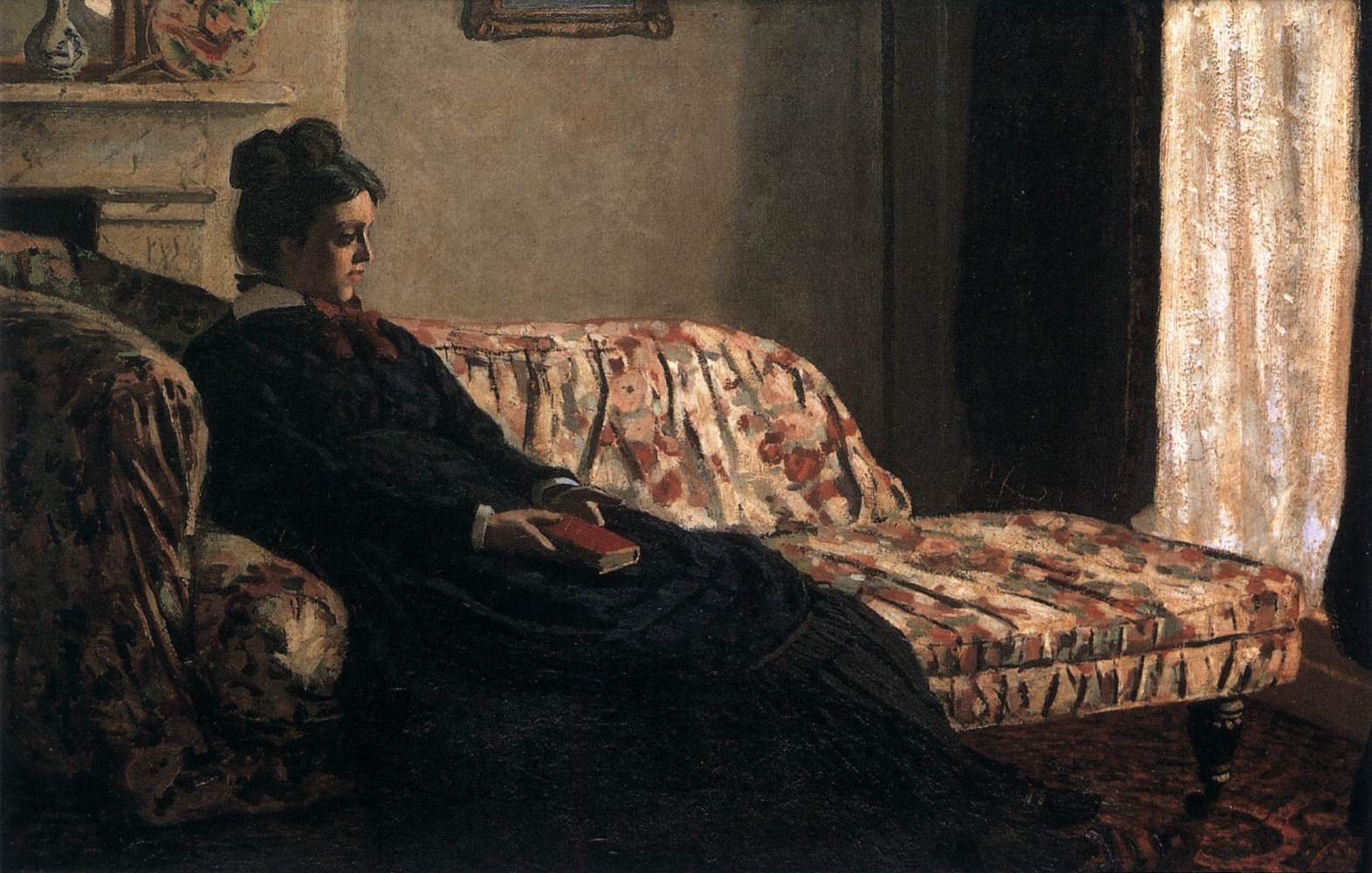 Camille Monet on the Couch by MONET, Claude