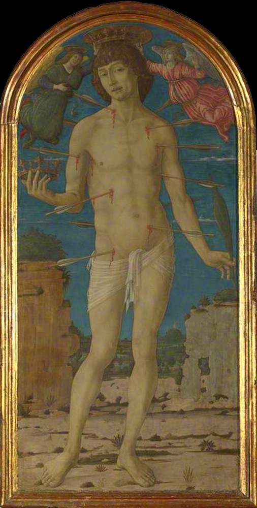 St Sebastian by MATTEO di Giovanni