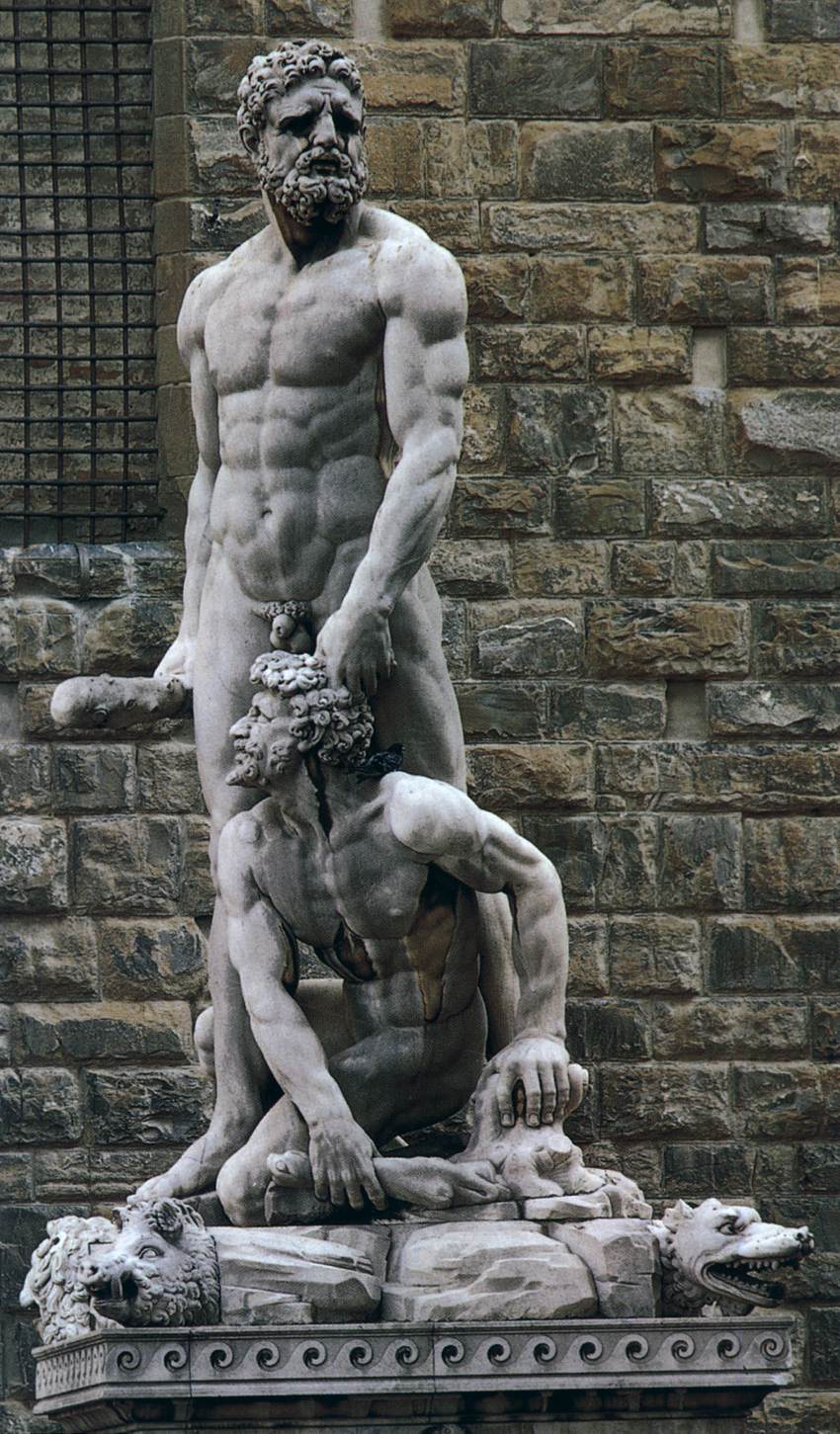 Hercules and Cacus by BANDINELLI, Baccio