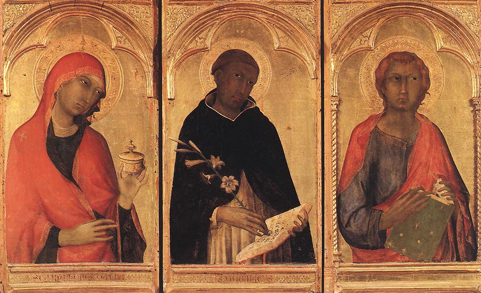 Polyptych of Santa Caterina (detail) by SIMONE MARTINI