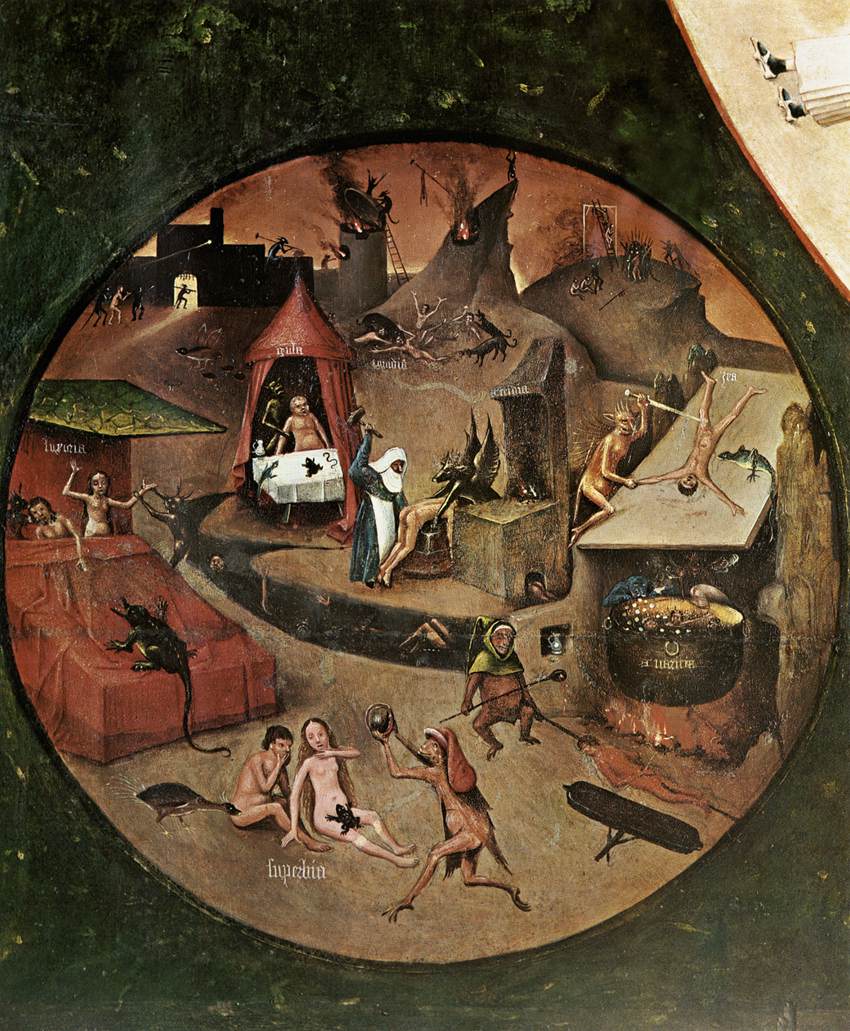 The Seven Deadly Sins (detail) by BOSCH, Hieronymus