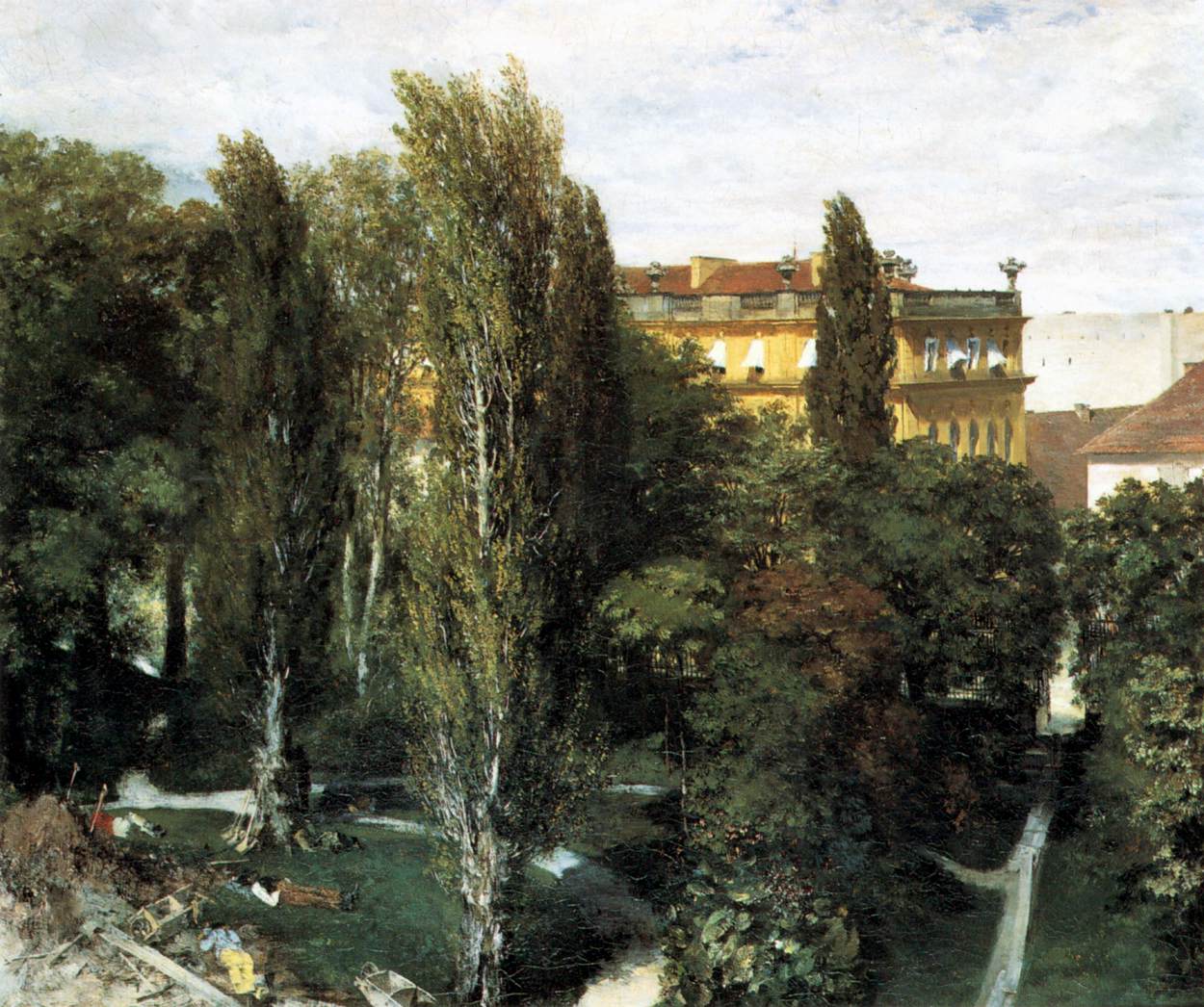 The Palace Garden of Prince Albert by MENZEL, Adolph von