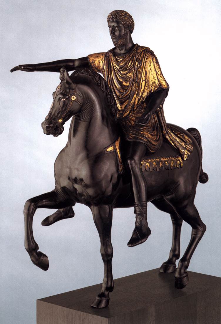 Equestrian Statuette of Marcus Aurelius by