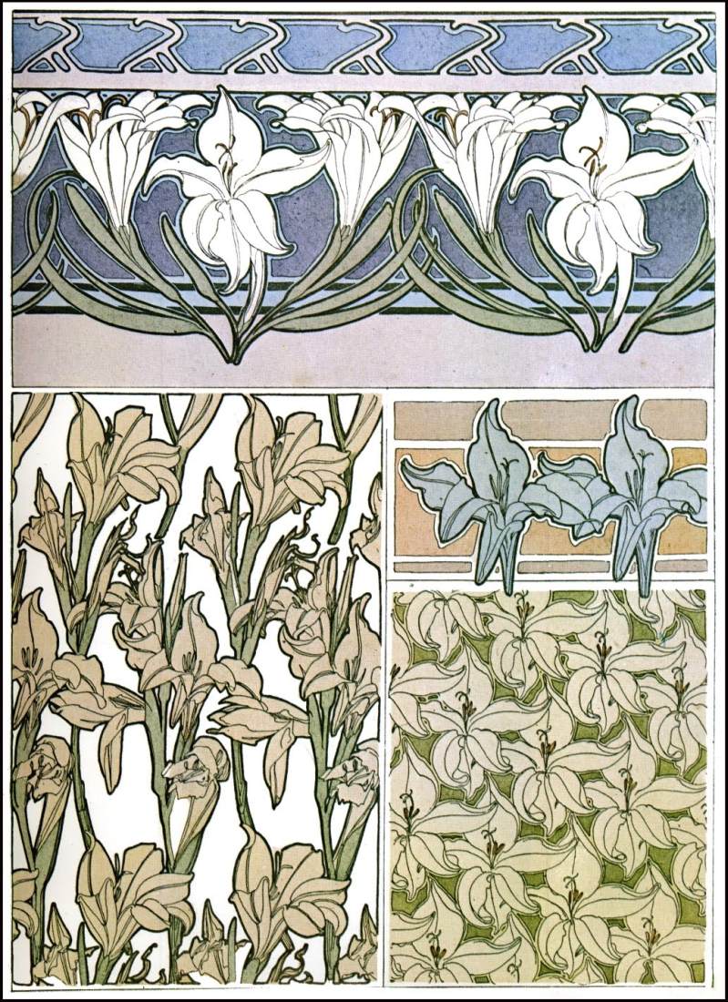 Plate from the Documents Decoratifs by MUCHA, Alphonse