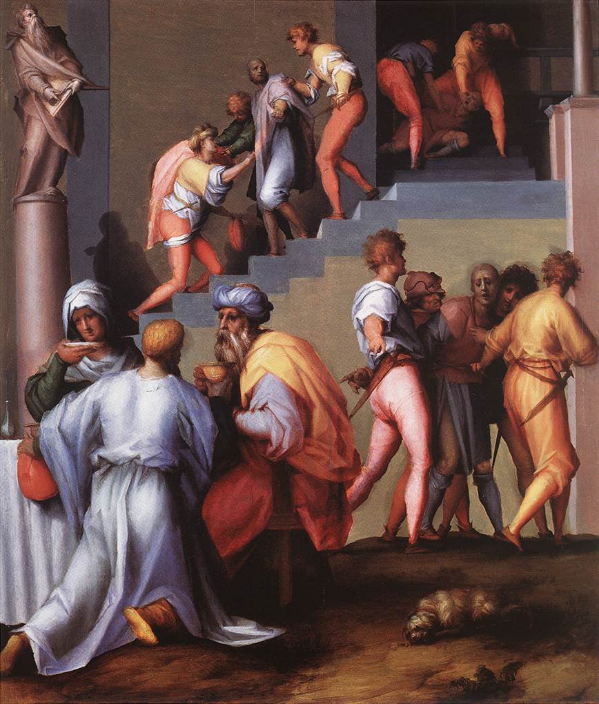 Punishment of the Baker byPONTORMO, Jacopo