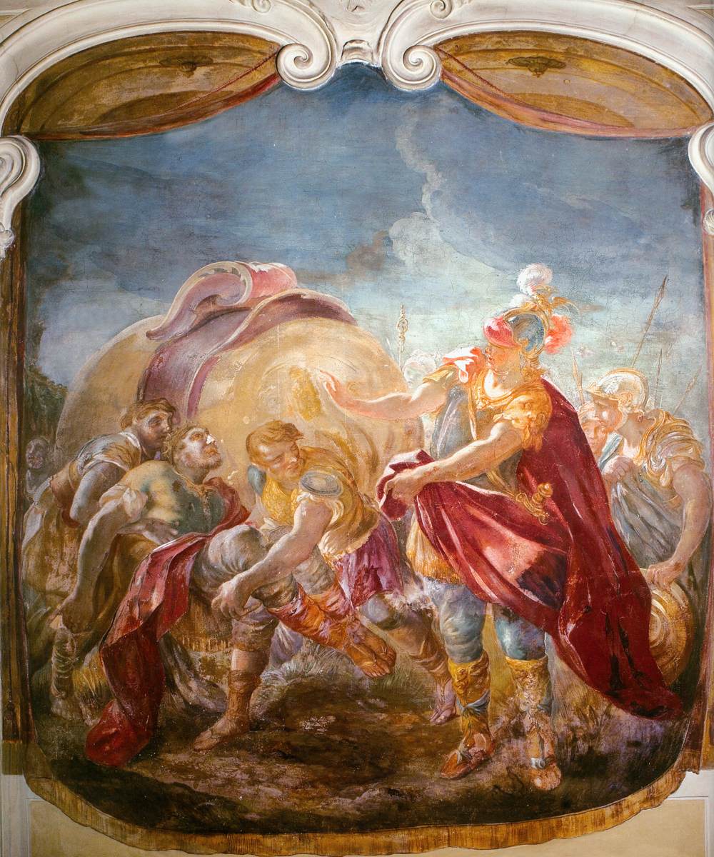 Decoration of the portego by PELLEGRINI, Giovanni Antonio