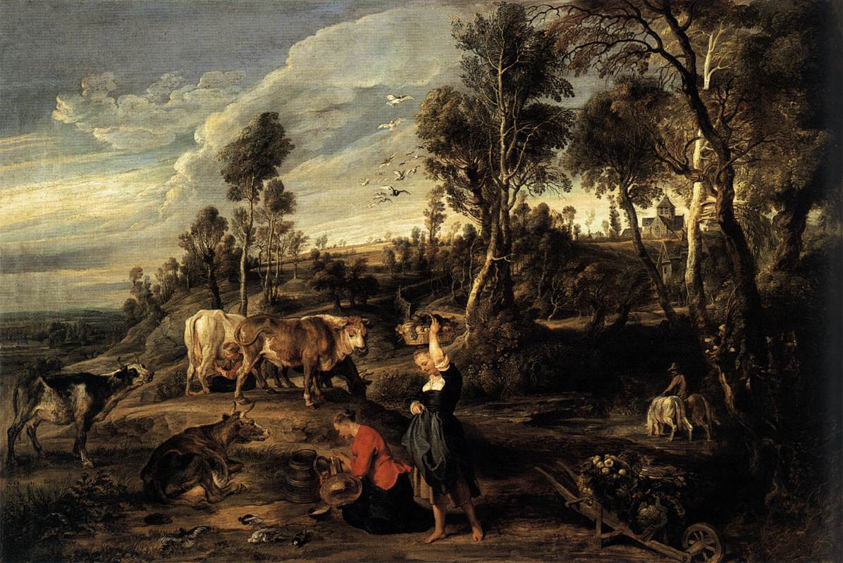 Farm at Laken by RUBENS, Peter Paul