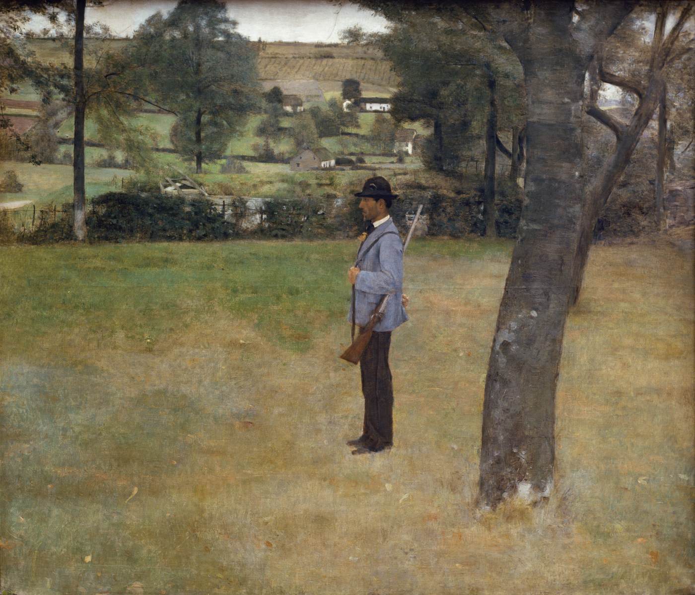 The Game Warden by KHNOPFF, Fernand