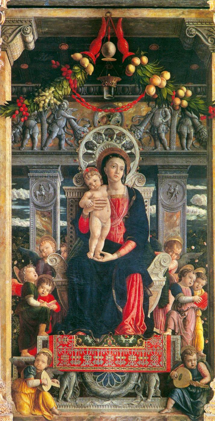 San Zeno Polyptych (central panel) by MANTEGNA, Andrea