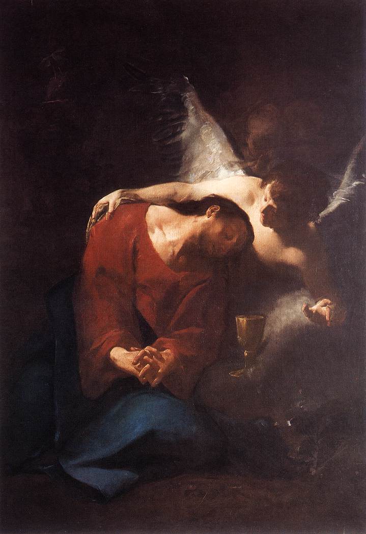 Christ Comforted by an Angel by TROGER, Paul