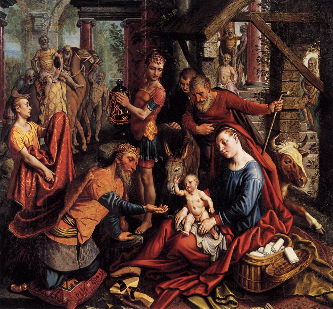 Triptych with the Adoration of the Magi (central panel) by