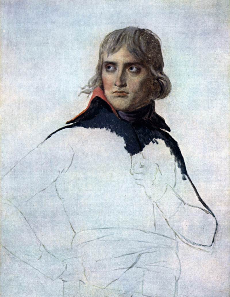 Portrait of General Bonaparte by DAVID, Jacques-Louis