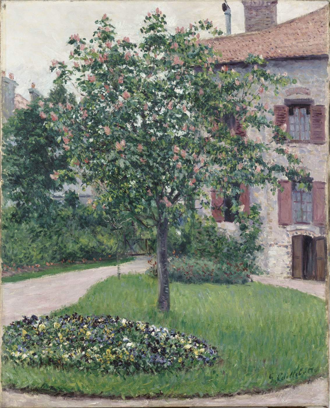 Blossoming Tree by CAILLEBOTTE, Gustave