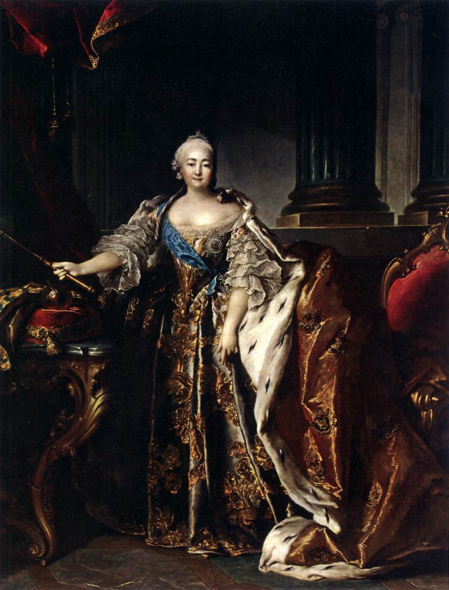 Portrait of Empress Elizabeth by