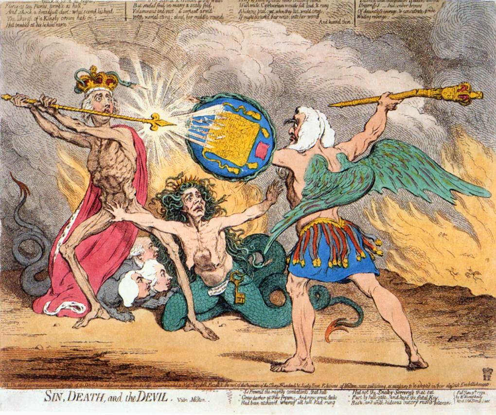 Sin, Death and the Devil by GILLRAY, James