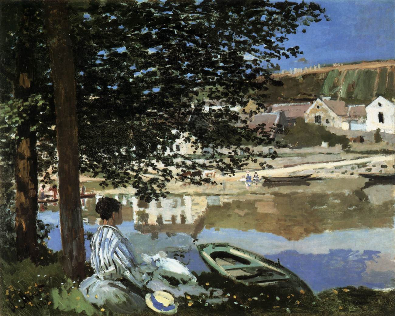 On the Bank of the Seine, Bennecourt by